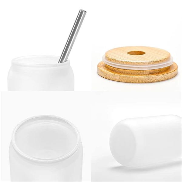 13 Oz Sublimation Glass Can Tumbler