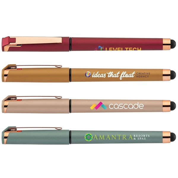 Islander Softy Metallic Gel Pen w/ Stylus - ColorJet