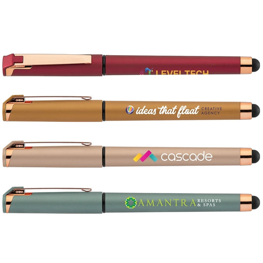 Islander Softy Metallic Gel Pen w/ Stylus - ColorJet