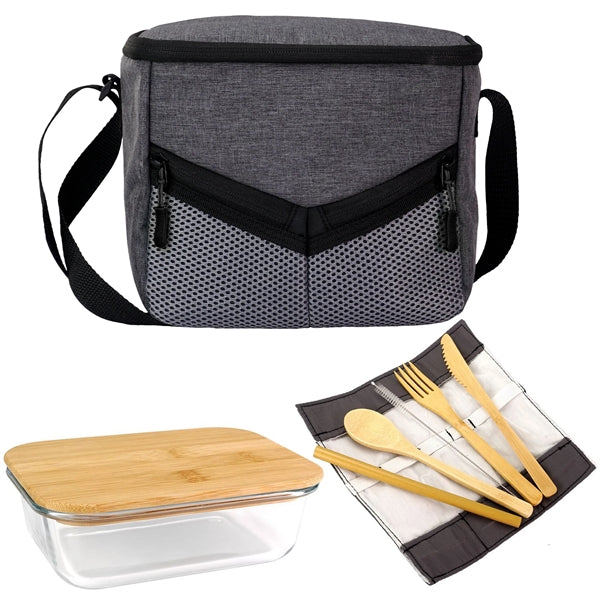 Victory Lunch Cooler Bamboo Set