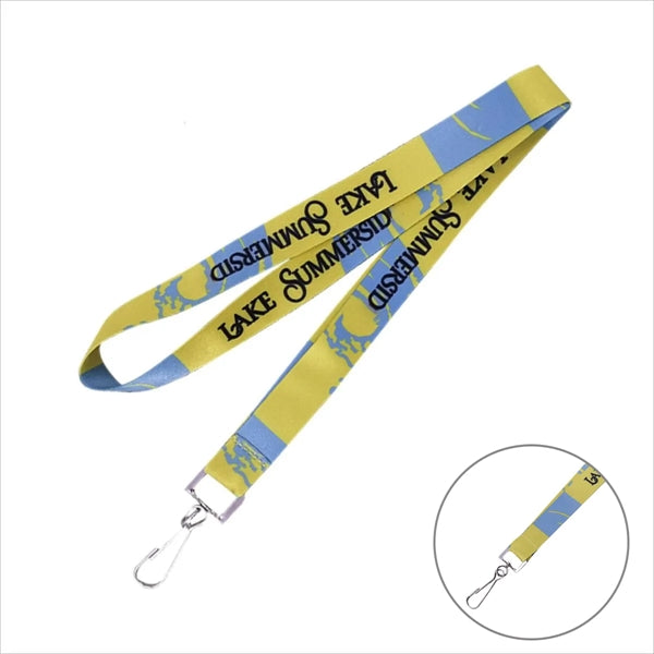 3/4 inch Lanyard with Metal J Hook