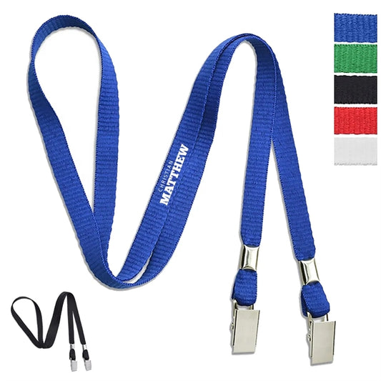 Bulldog Clip Lanyard With Buckle