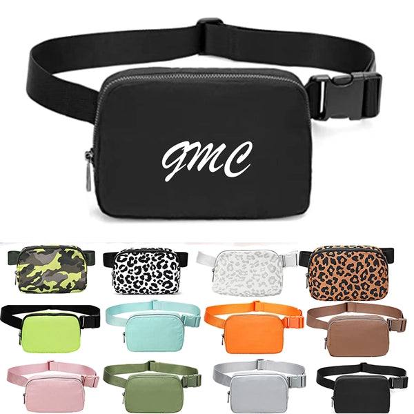 Adjustable cross body waist bag