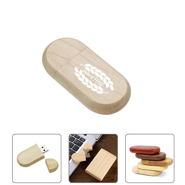 16Gb Natural Wooden USB Flash Drive