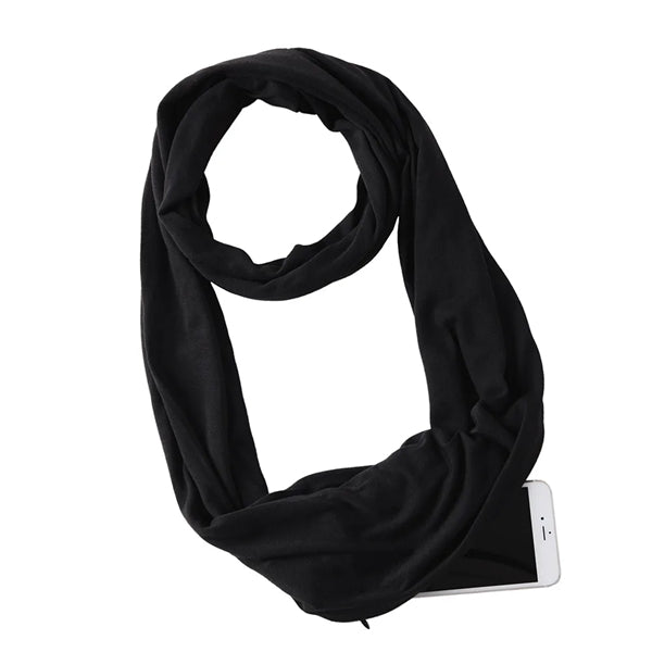 Premium Solid Color Sweat-Absorbent Infinity Scarf