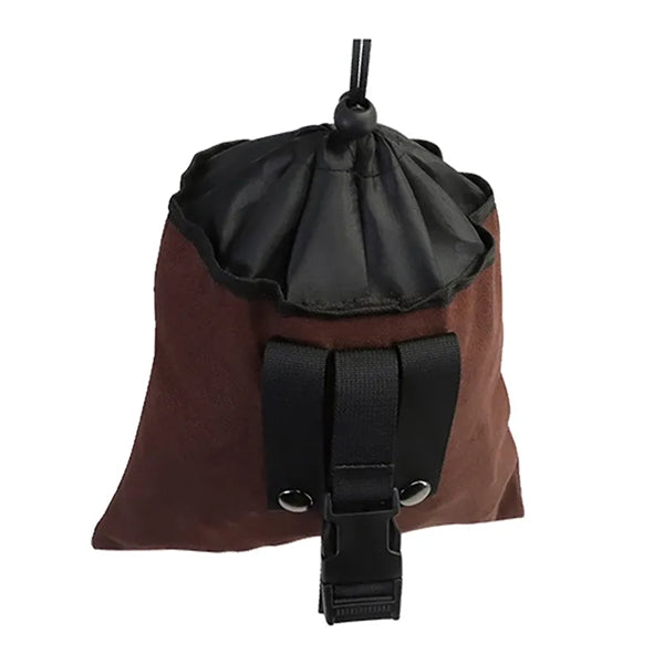 Canvas Foraging Folding Pouch Collapsible Fruit Picking Bag
