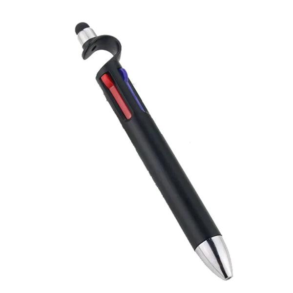 4 Colors in one Stylus Ballpoint Pen with Phone Stand