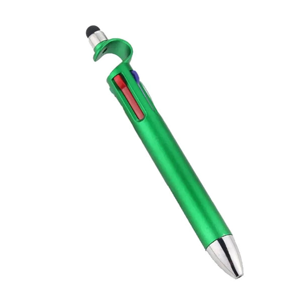 4 Colors in one Stylus Ballpoint Pen with Phone Stand