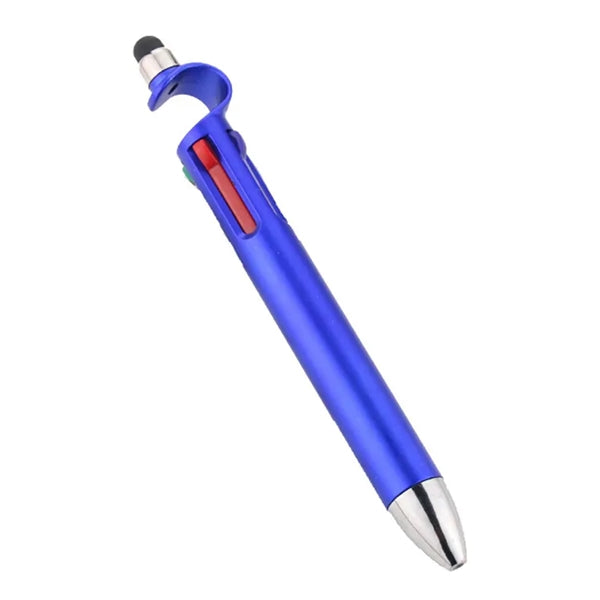 4 Colors in one Stylus Ballpoint Pen with Phone Stand