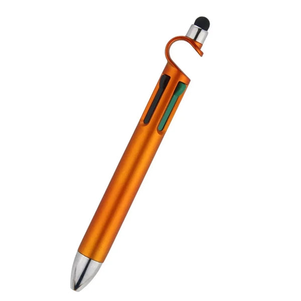 4 Colors in one Stylus Ballpoint Pen with Phone Stand