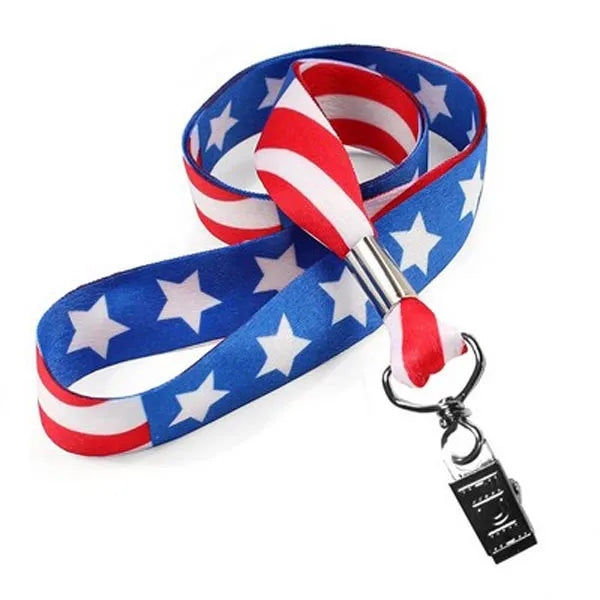 3/4" US Full Color Lanyard