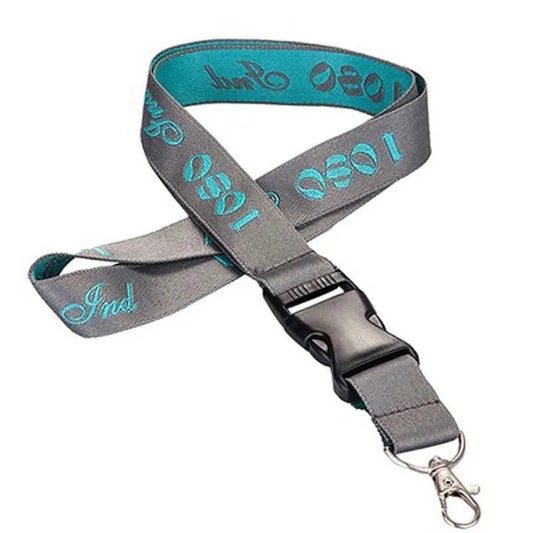 1" Buckle Release Woven Lanyard