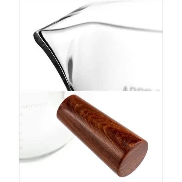 Espresso Glass With Wood Handle