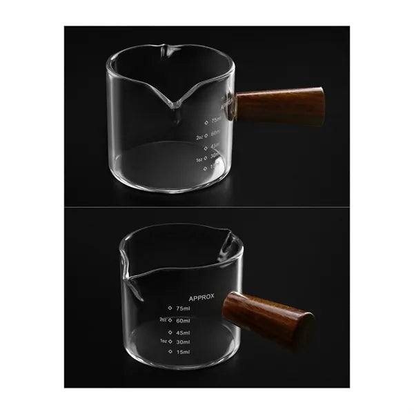 Espresso Glass With Wood Handle
