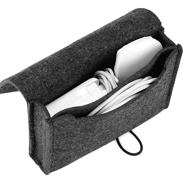 Felt Electronics Accessories Organizer Pouch