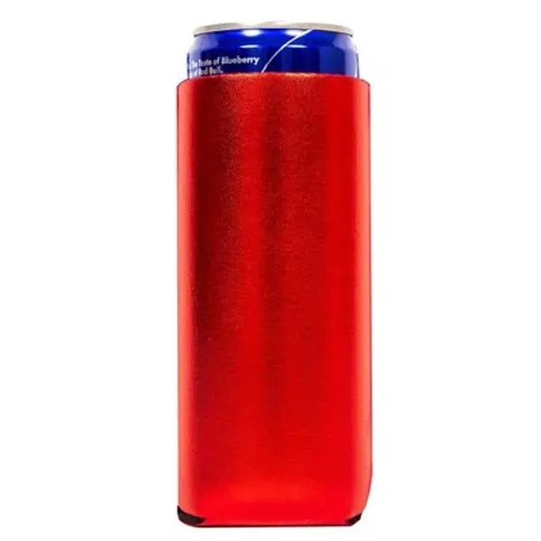 12 Oz. Screen Print Metallic Slim Seltzer Coolie