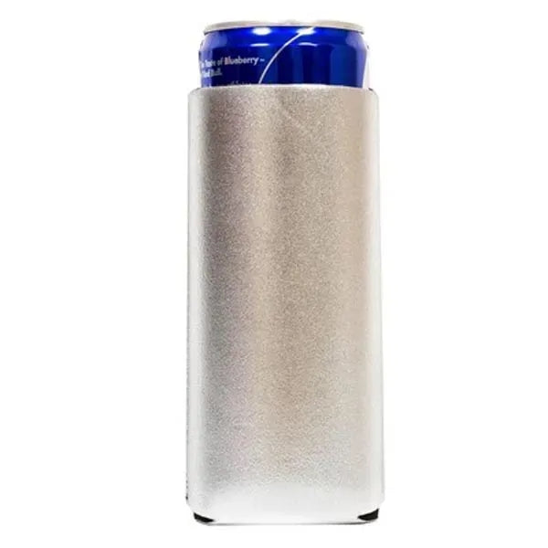 12 Oz. Screen Print Metallic Slim Seltzer Coolie