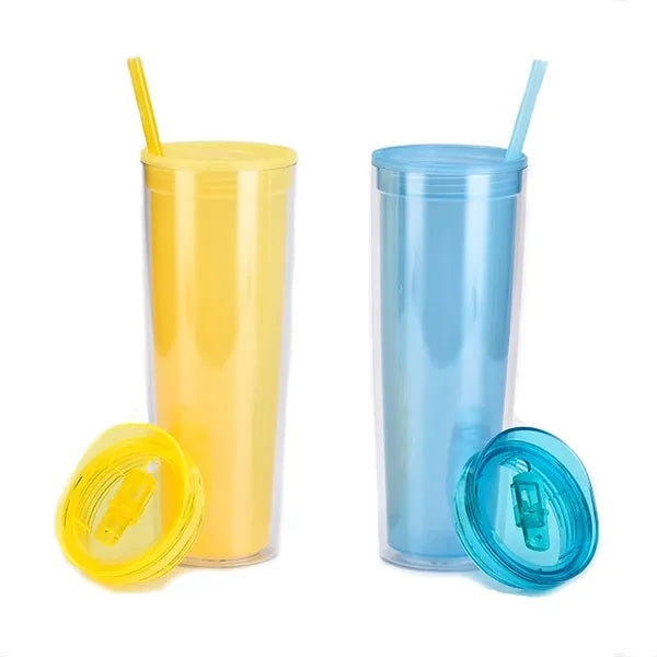 20Oz Double Wall Color Changing Plastic Tumbler