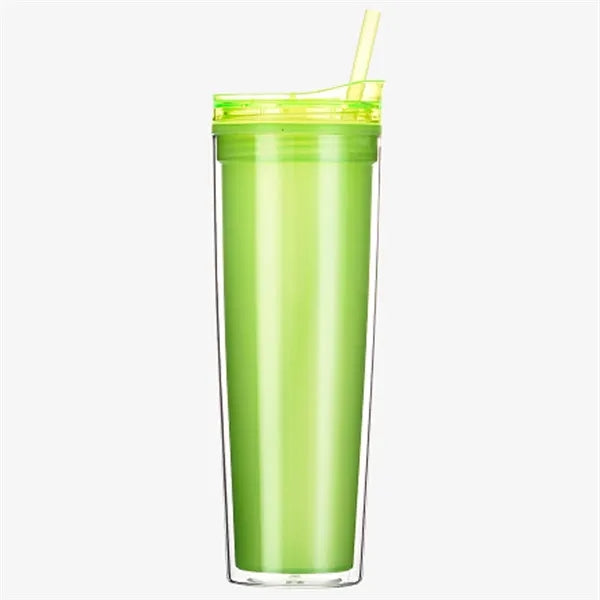 20Oz Double Wall Color Changing Plastic Tumbler