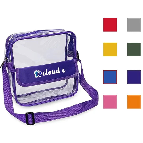 Transparent Messenger Crossbody Bag