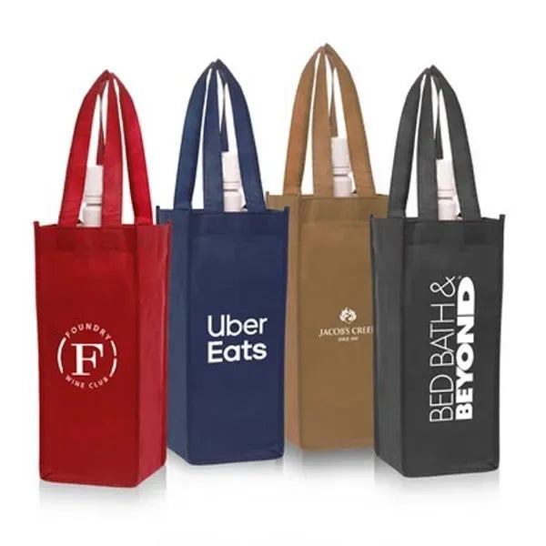 Printed Wine Tote Bag