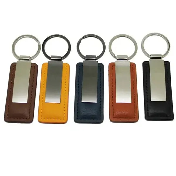 Leatherette Key Tags