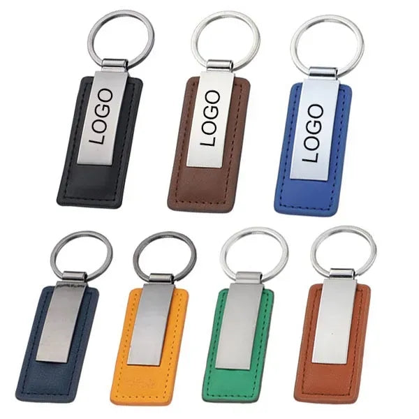 Leatherette Key Tags