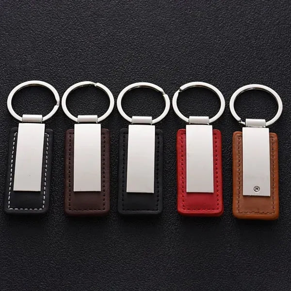 Leatherette Key Tags