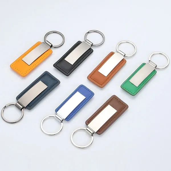 Leatherette Key Tags