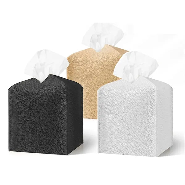 Leather Tissue Box Cover Holder