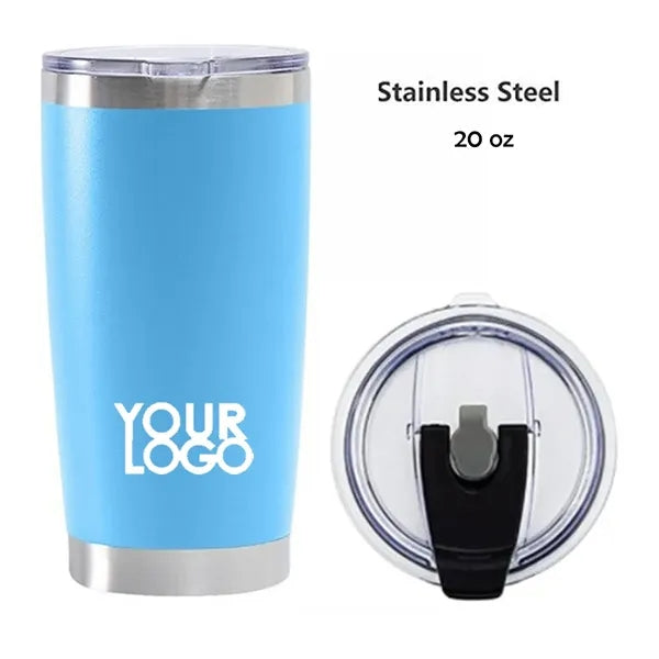 20oz Solid Color Stainless Steel Insulated Vacuum Mug Cup