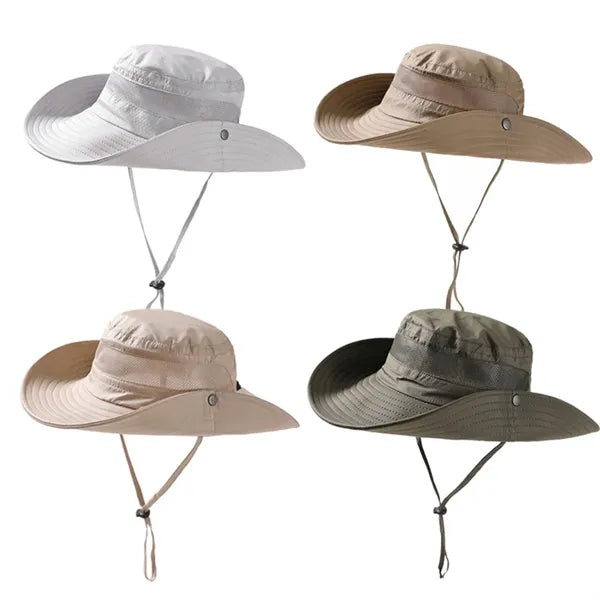 Waterproof Wide Brim Foldable Boonie Hat Cap