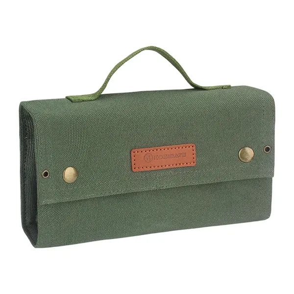 Canvas Camping Spice Jar Organizer Storage Bag With Bottle