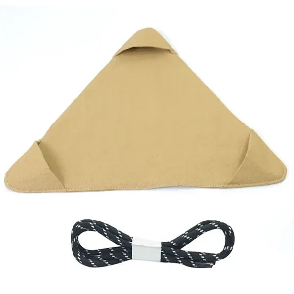 Foldable Outdoor Canvas Triangle Camping Tripod Stool Cloth