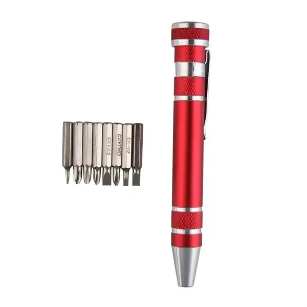 8 in 1 Aluminum Screwdriver Tool Kit