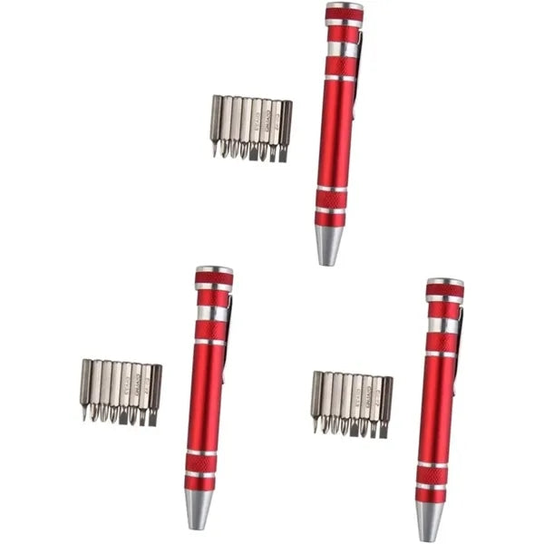 8 in 1 Aluminum Screwdriver Tool Kit
