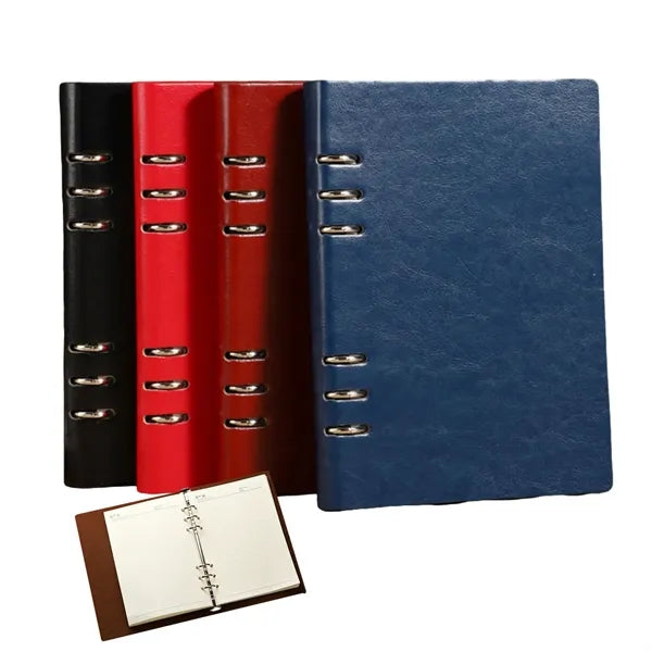 A5 Leather Bound Notebook with Ring Binder