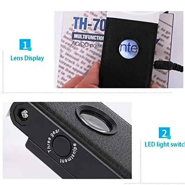 Magnifying Glass With Light