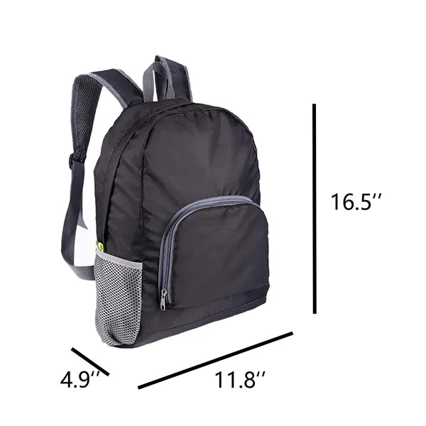 Foldable Polyester Waterproof Lightweight Backpack