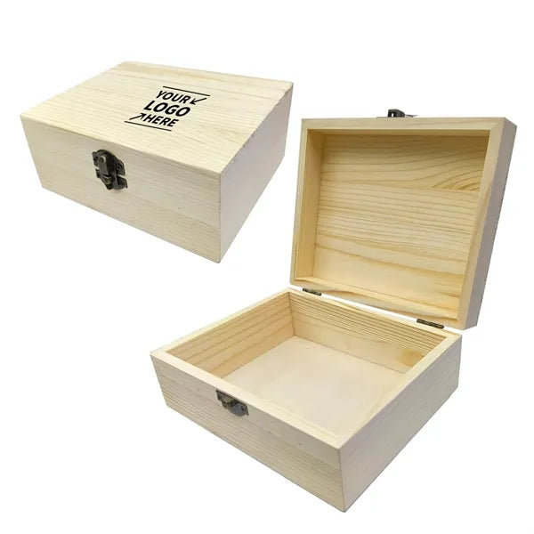 Natural Wood Storage Box