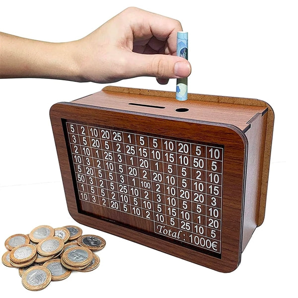 Wooden Money Box