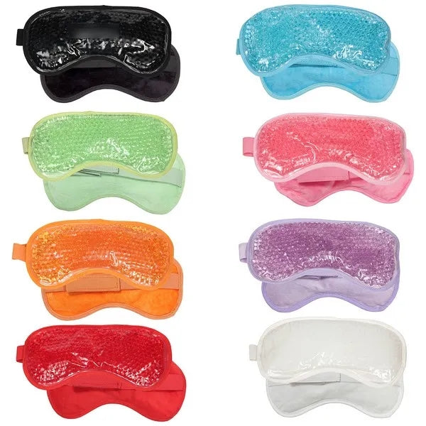 Push Eye Mask Hot/Cold Pack Aqua Pearls