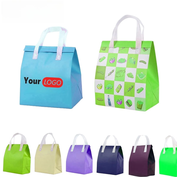 Personal Logo Non-Woven Fabric Lunch Tote Bags