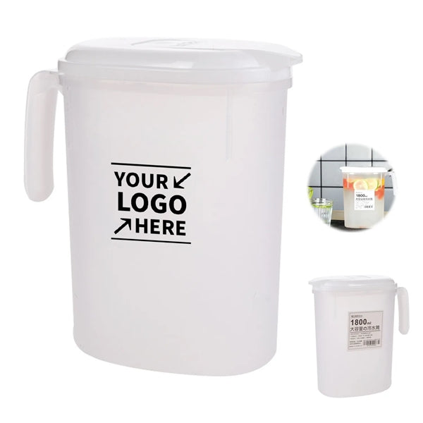 1800ml Large Capacity Plastic Water Jug