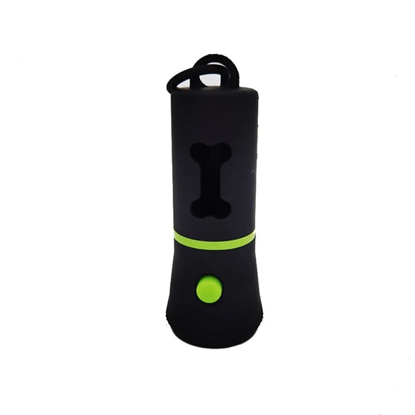 Waste Bags Dispenser with LED Flashlight