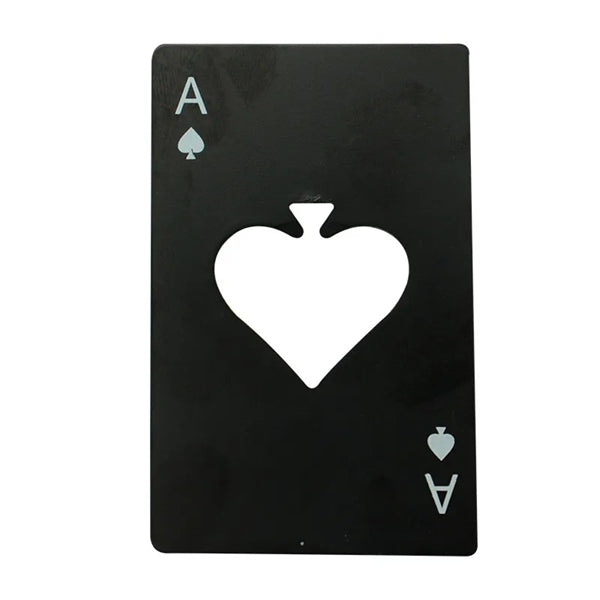 Poker Shaped Bottle Opener