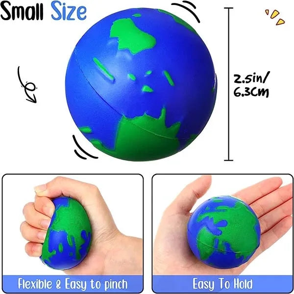 Earth Squeeze Toys World Globe Stress Ball