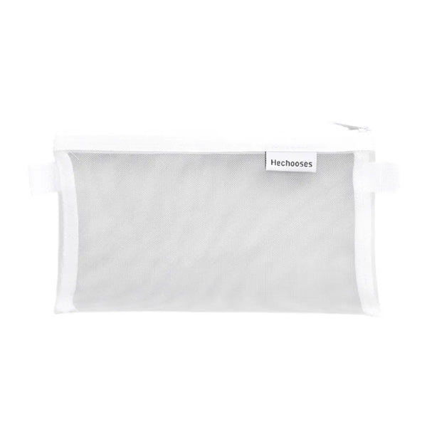 Transparent Mesh Pencil Case with Zipper