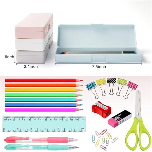 Durable Plastic Pencil Box