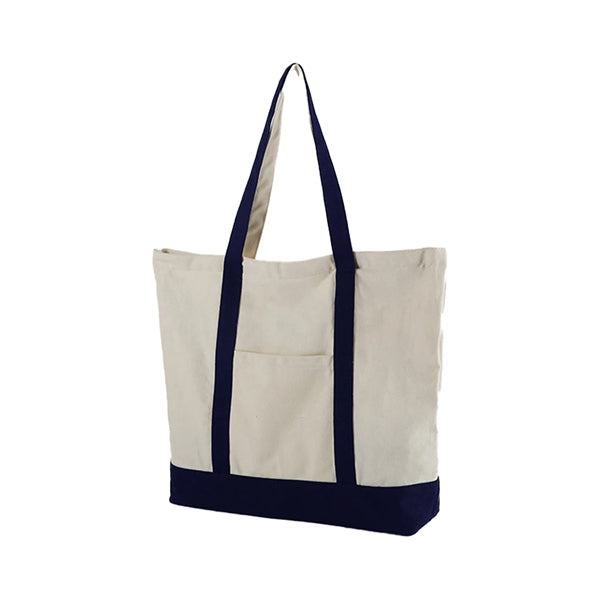 12oz Canvas Boat Tote Bag w/Pocket